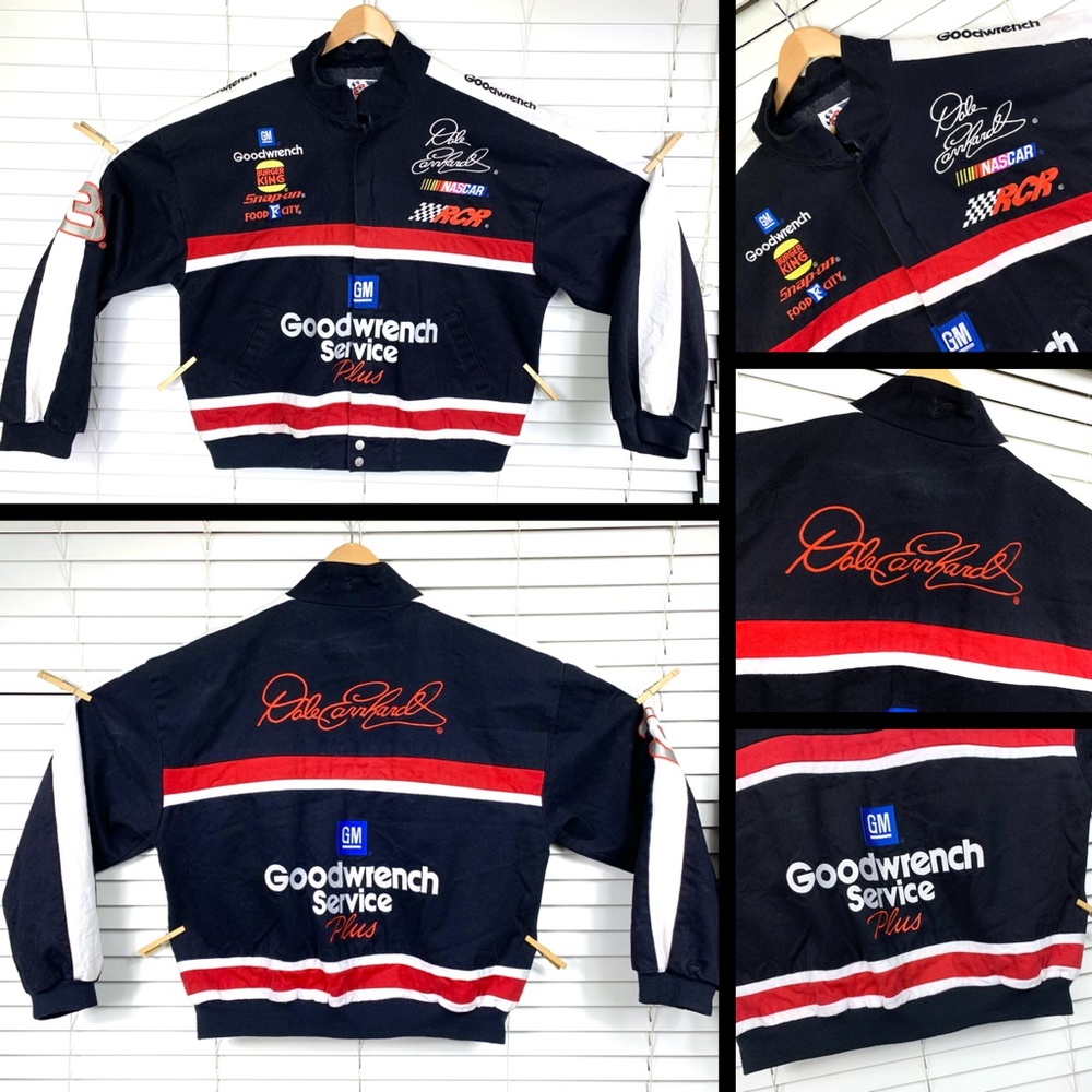 🚫SOLD! VINTAGE • DALE EARNHARDT SR.• |•CHASE AUTHENTICS•| NASCAR Racing Jacket - Picture 3 of 16